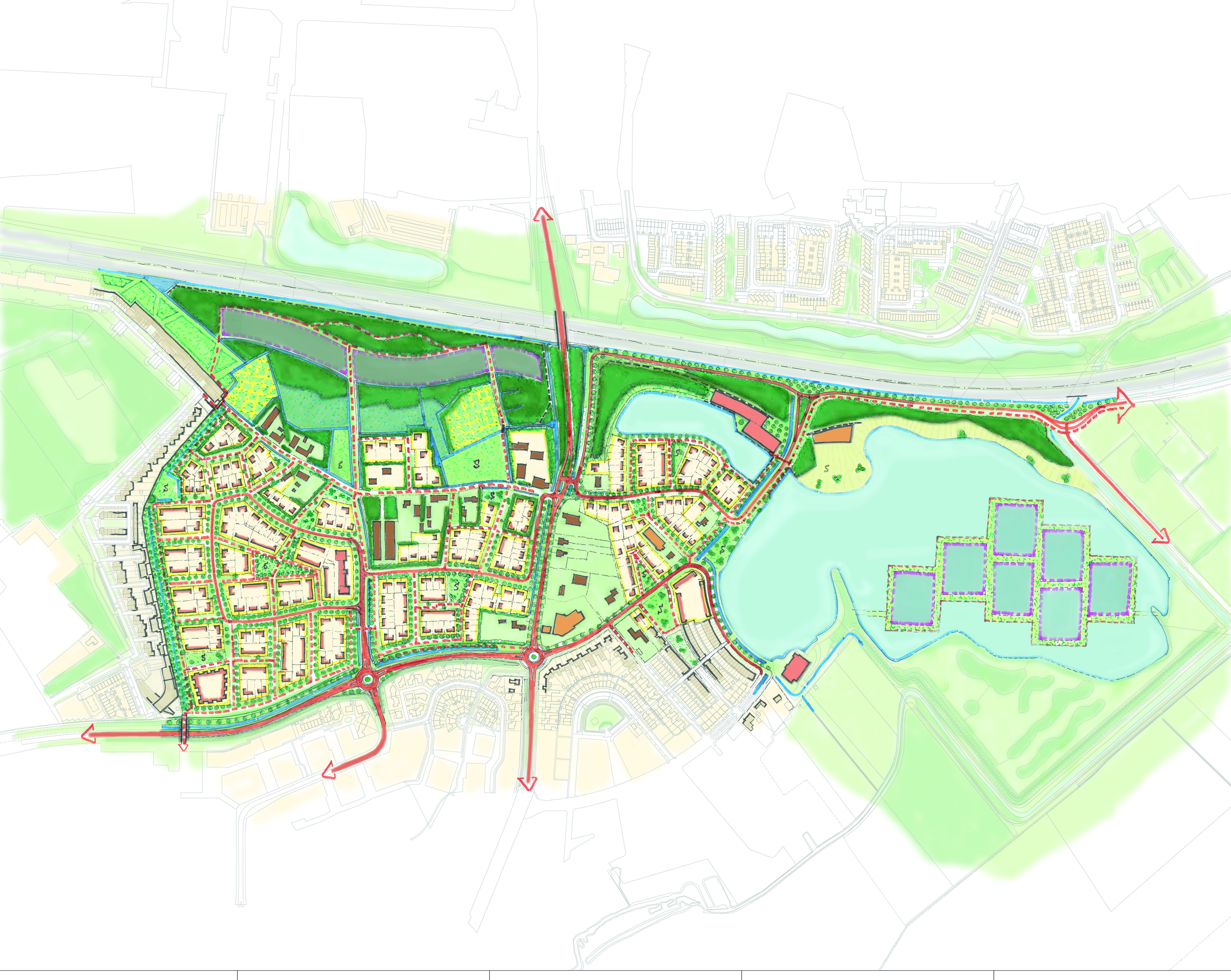 voorlopige schets Bacaertlant | Bron Gemeente Goirle