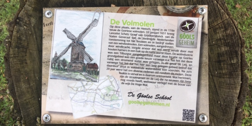 Plaquette Volmolen | Bron Miriam van Warmerdam