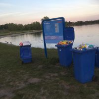 afval opgeruimd door Corne van de Walhoeve Oostplas na drukke dag (hemelvaart 2020)